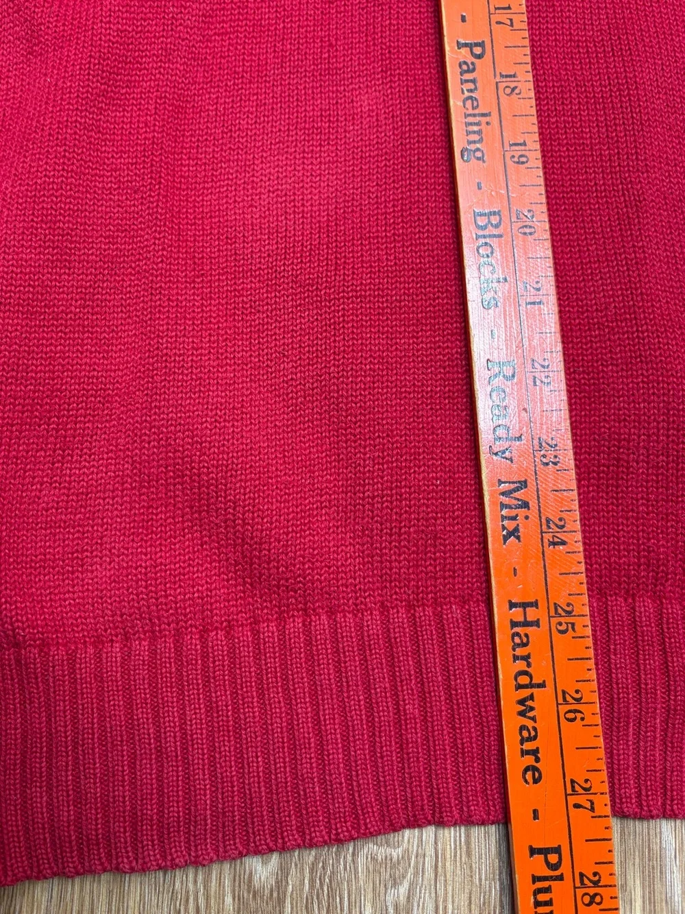 Polo by Ralph Lauren Red Zip-Neck Men's Sweater